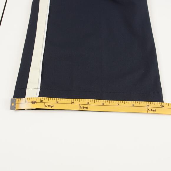 Zara Wide Leg Navy Blue Side Striped Trouser Tracker Pants Womens Sz S - Picture 8 of 14